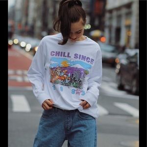 Christy Chill Since 1993 Tokyo Crewneck Sweater